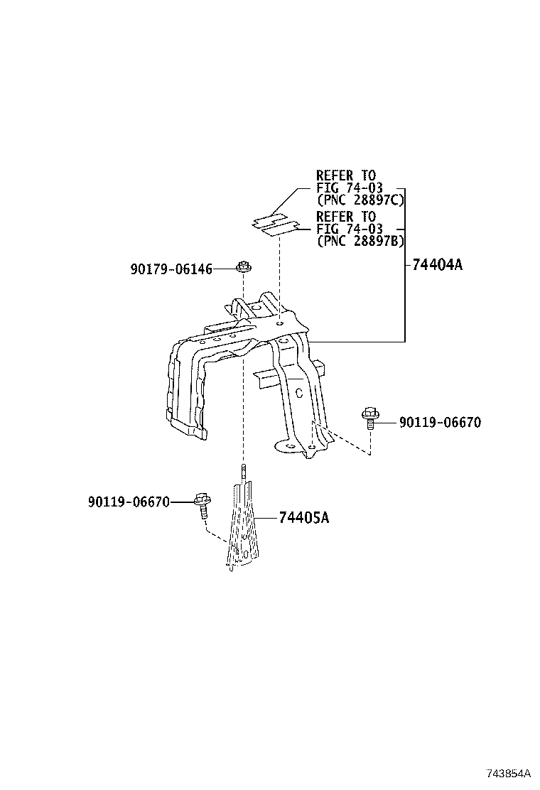 74452-78010 PLATE, BATTERY SET product image