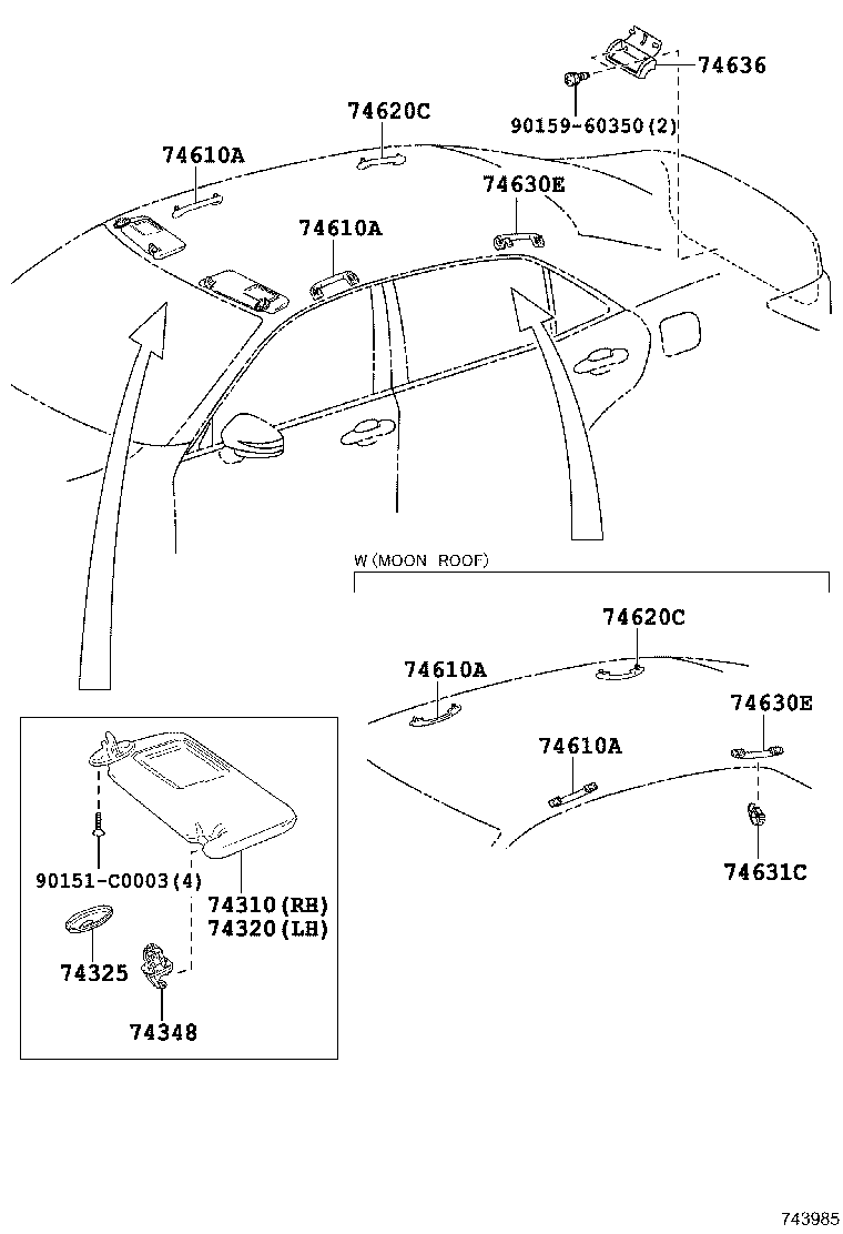 74610-0P030-B1 GRIP SUB-ASSY, ASSIST product image