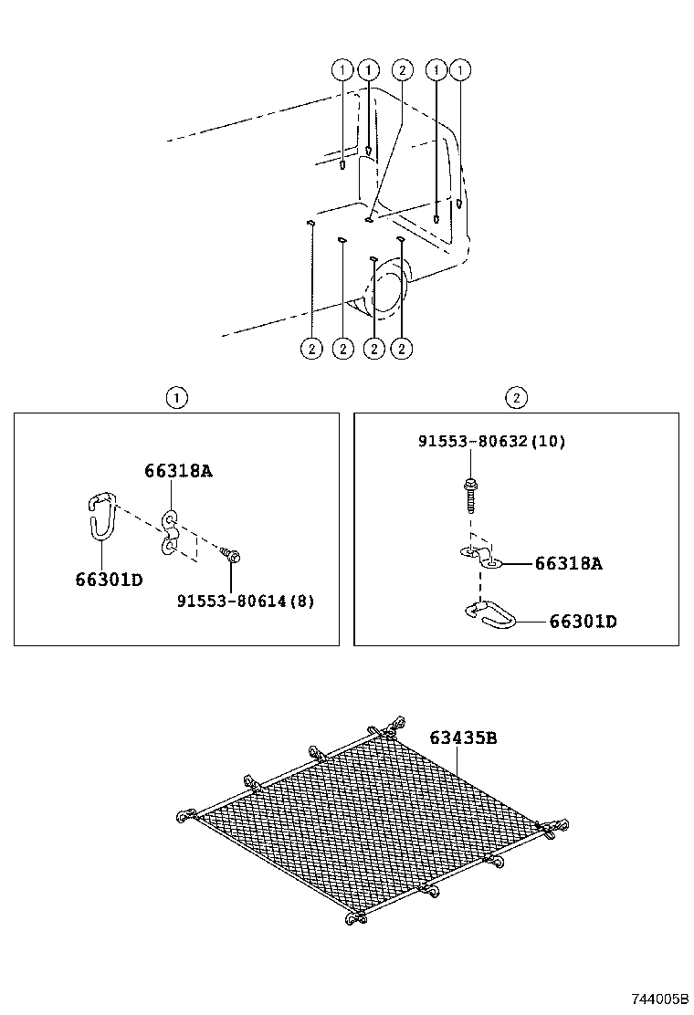 74805-36020 BAR SUB-ASSY, SEPARATOR, A product image