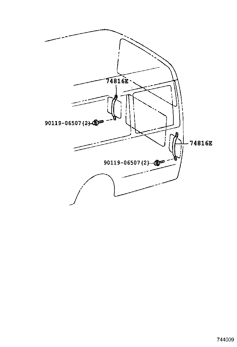 74805-36020 BAR SUB-ASSY, SEPARATOR, A product image