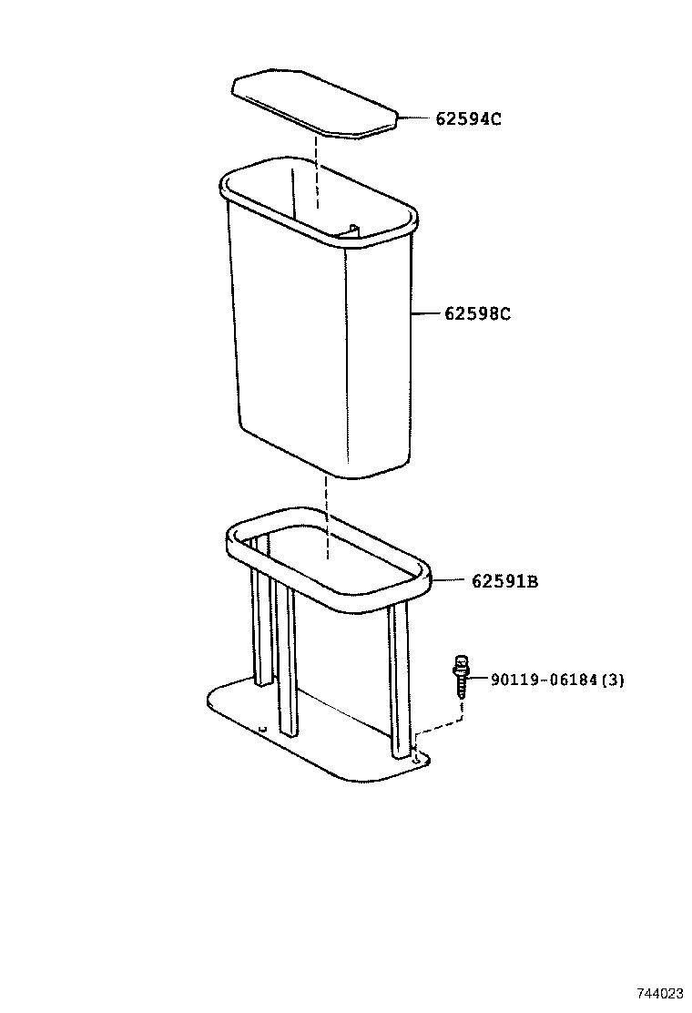 74730-36090 FRAME SUB-ASSY, HAND GRIP, NO.1 product image