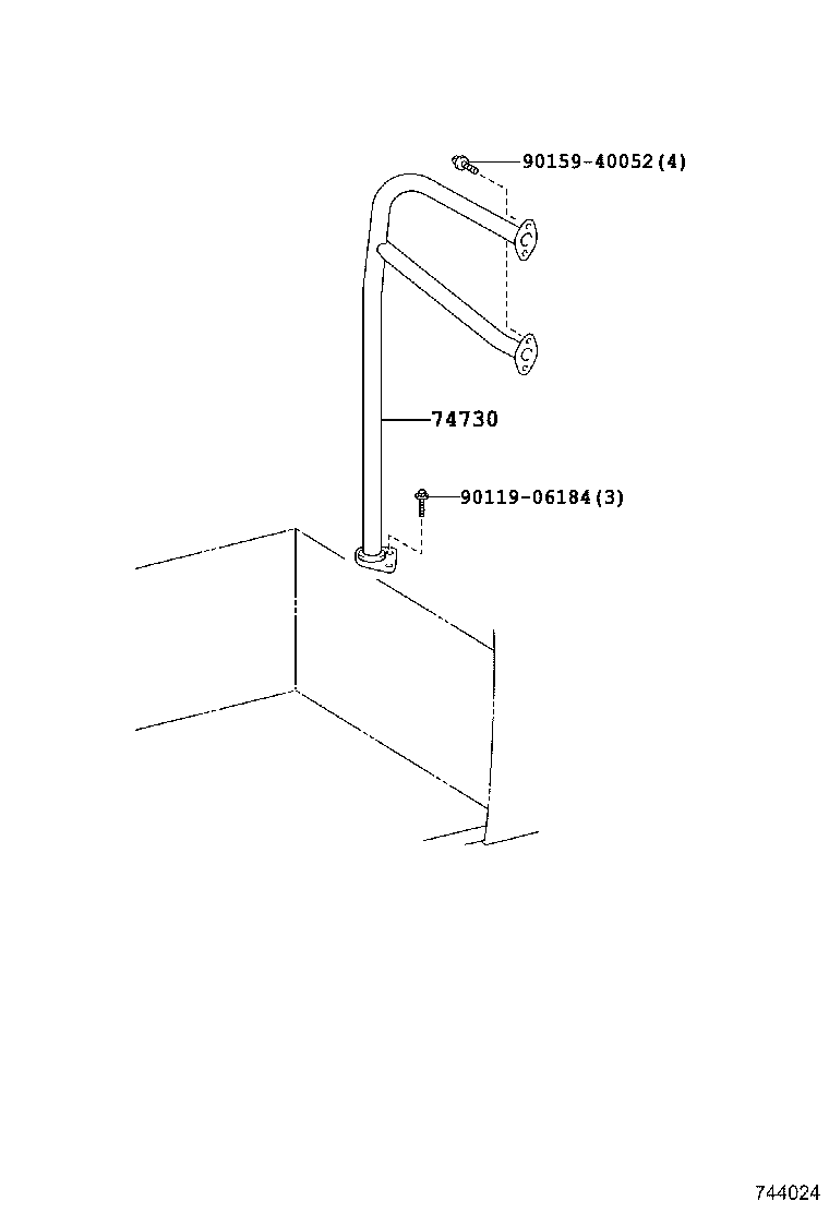 74725-36010 BRACKET, HAND GRIP product image
