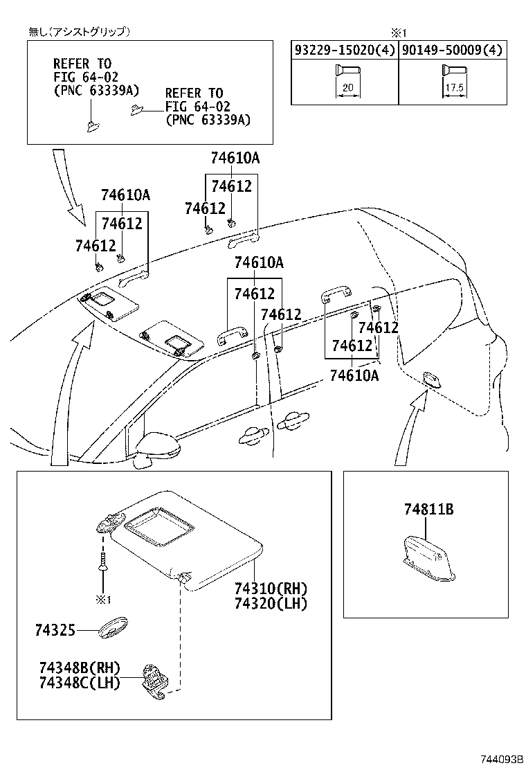 74231-52B10-C0 PANEL, FRONT ARMREST BASE, UPPER RH product image