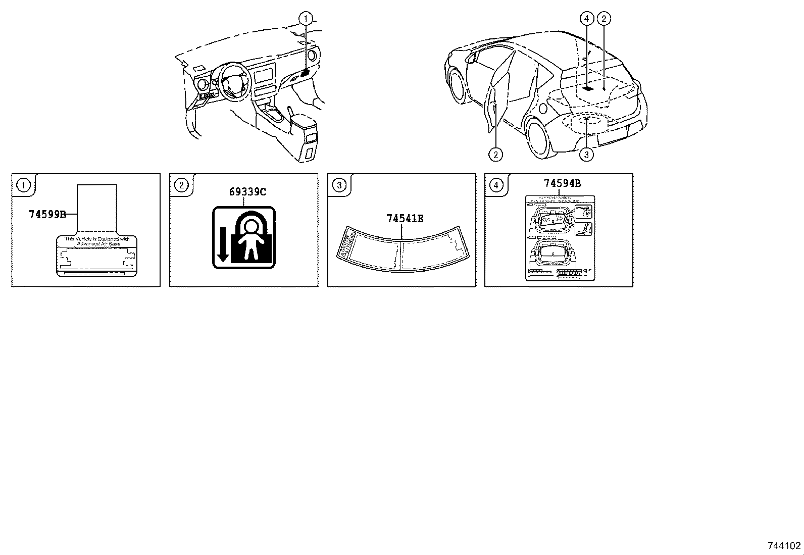 11298-37650 LABEL, EMISSION CONTROL INFORMATION product image