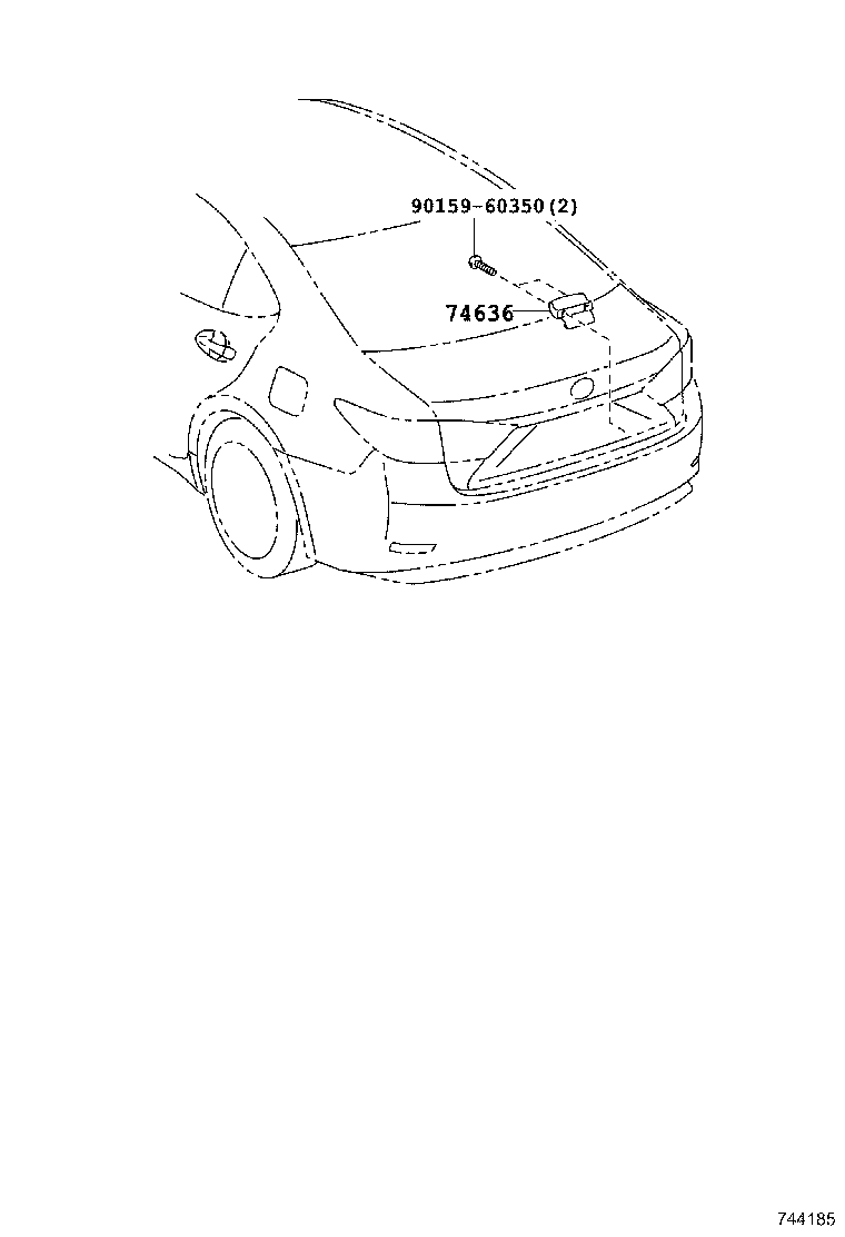 74270-06010 ARMREST ASSY, REAR RH product image