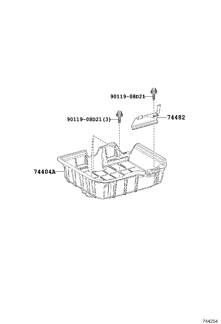 74404-47030 CLAMP SUB-ASSY, BATTERY product image