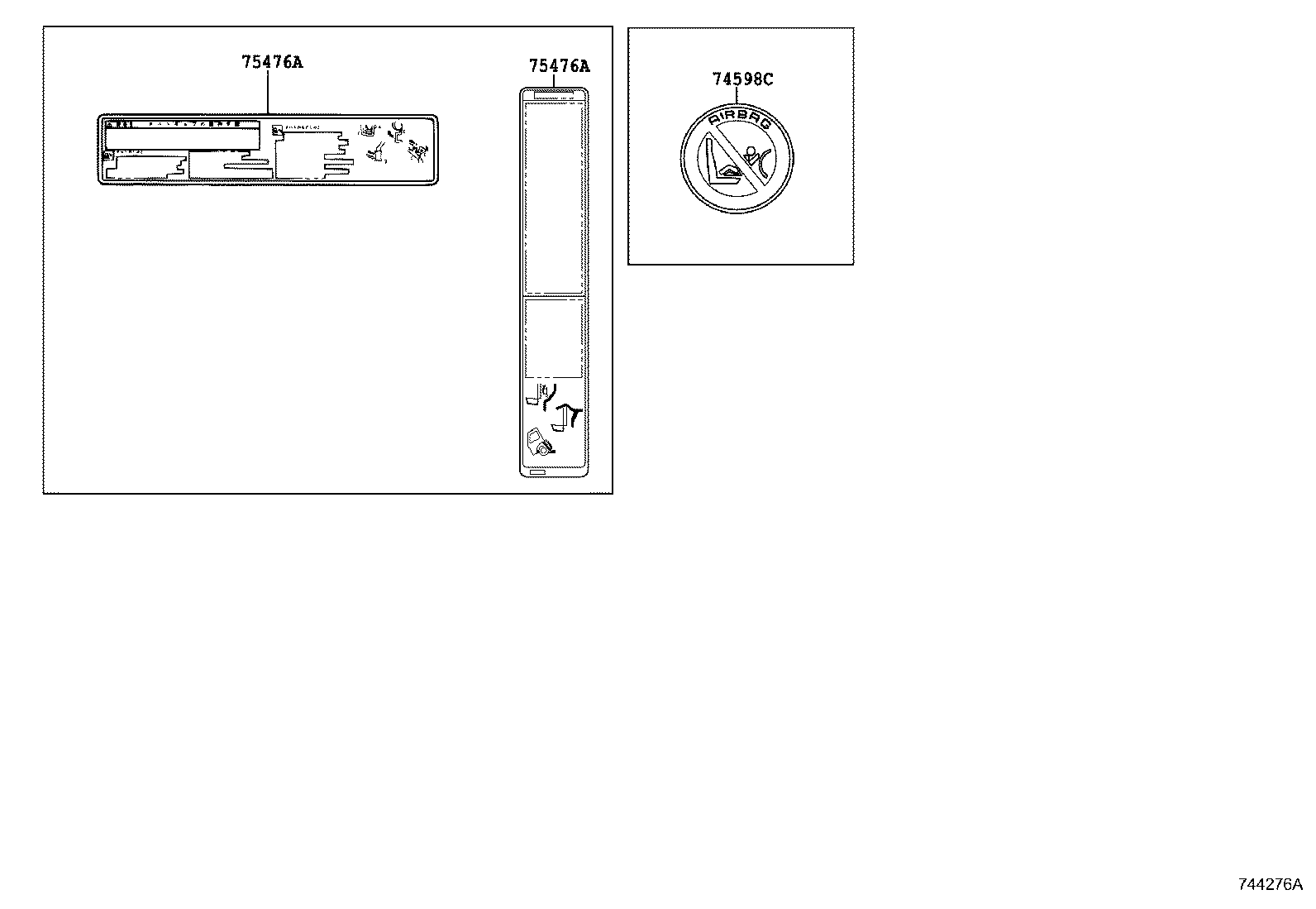 23923-30030 LABEL, FUEL SEDIMENTER NOTICE product image