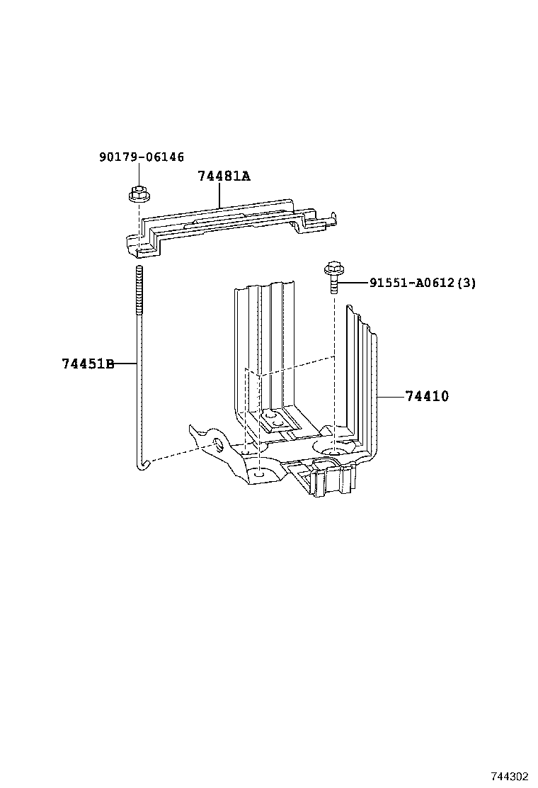 74404-12520 CLAMP, BATTERY product image