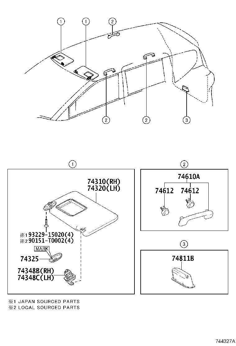 74232-0D760-C0 PANEL, FRONT ARMREST BASE, UPPER LH product image