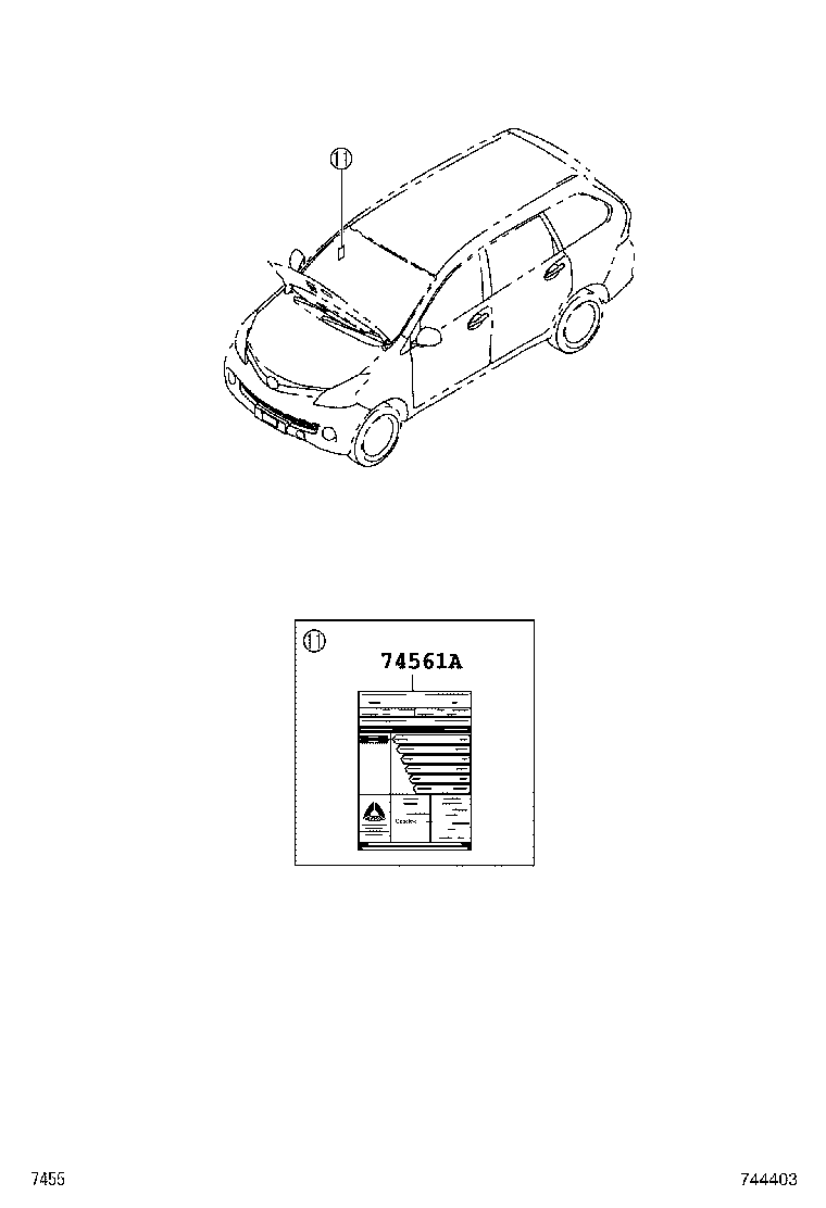 11298-BZ080 LABEL, EMISSION CONTROL INFORMATION product image