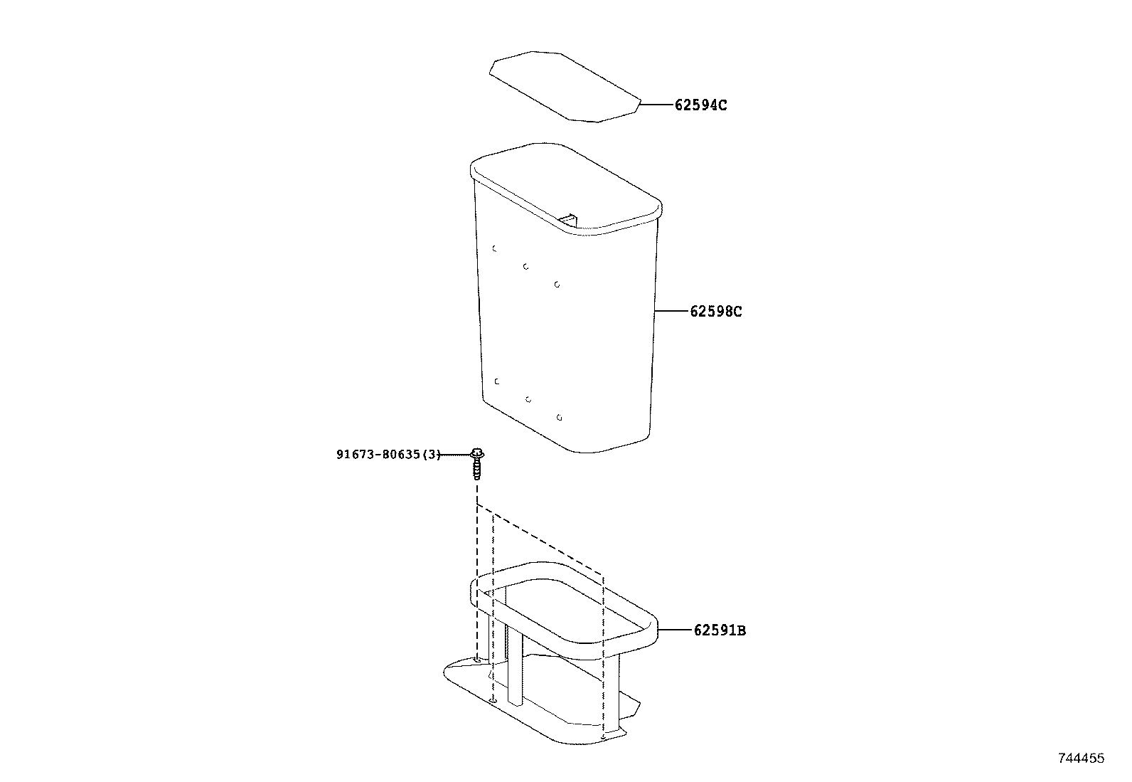 62594-36070-E0 MAT, UMBRELLA STAND product image