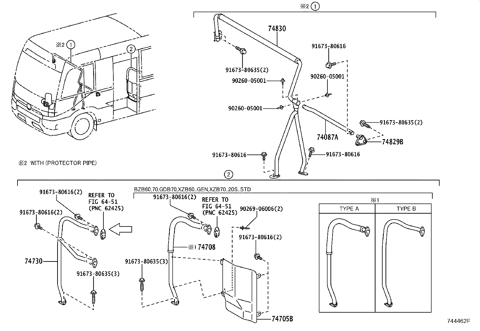74707-36160 FRAME SUB-ASSY, HAND GRIP, NO.1 product image