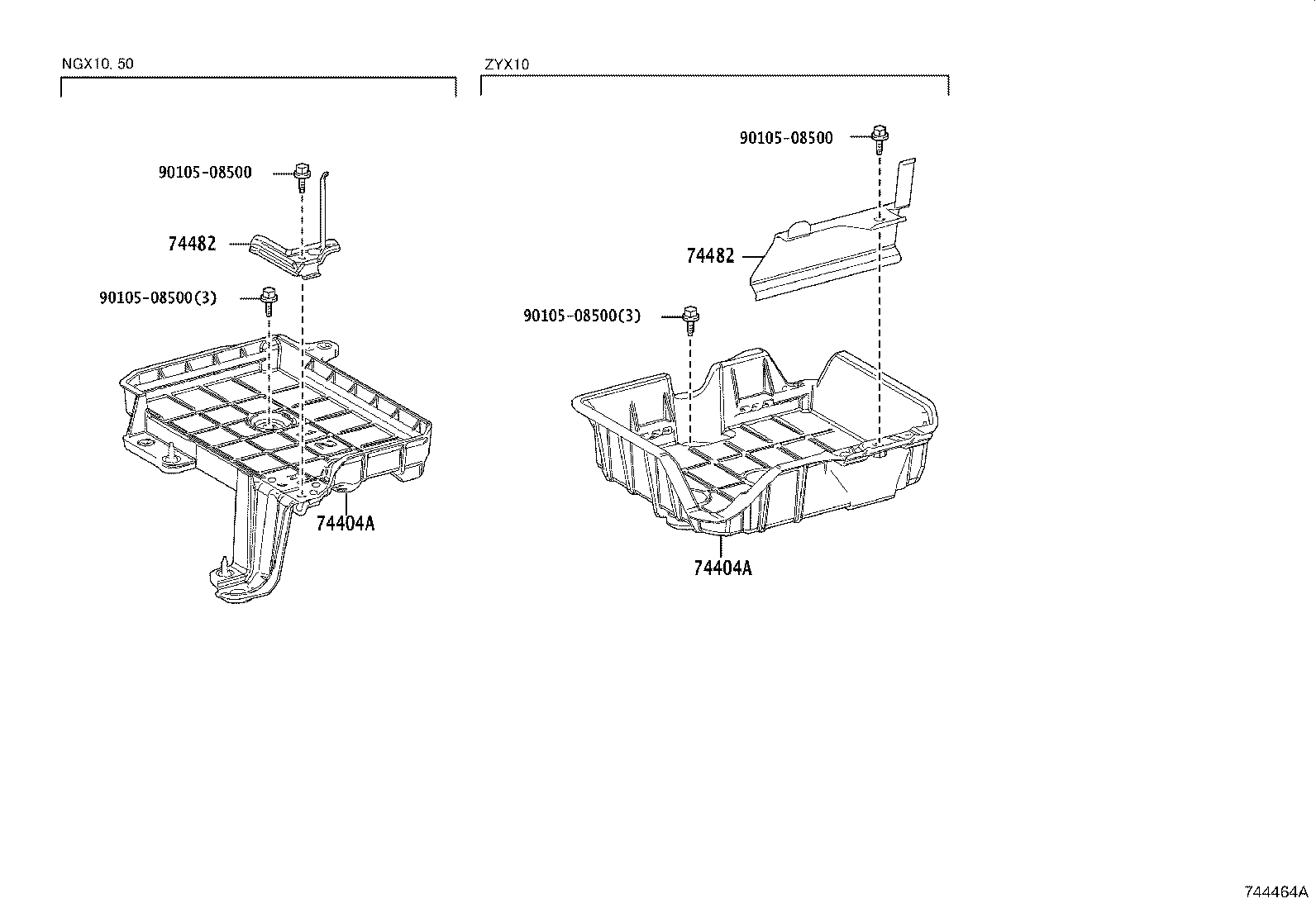 74405-10010 CLAMP, BATTERY, NO.2 product image