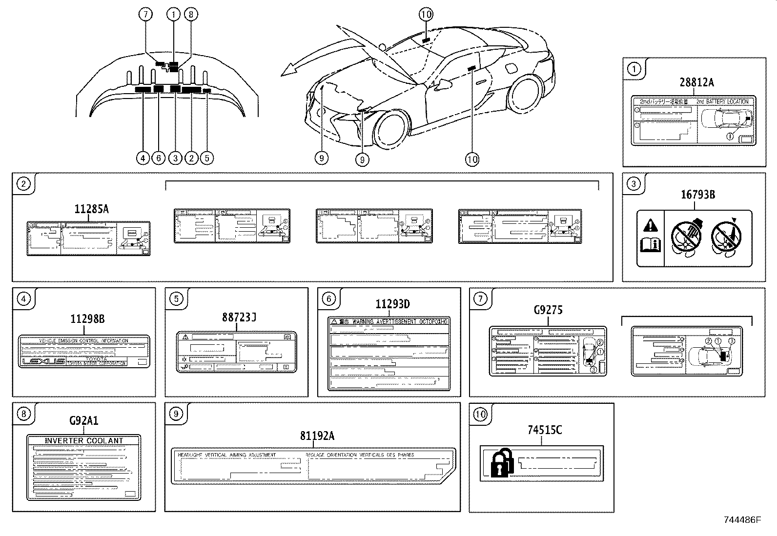 74561-11071 LABEL, FUEL CONSUMPTION INFORMATION product image