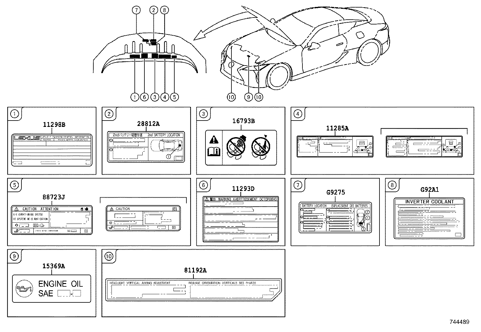 11298-38680 LABEL, EMISSION CONTROL INFORMATION product image