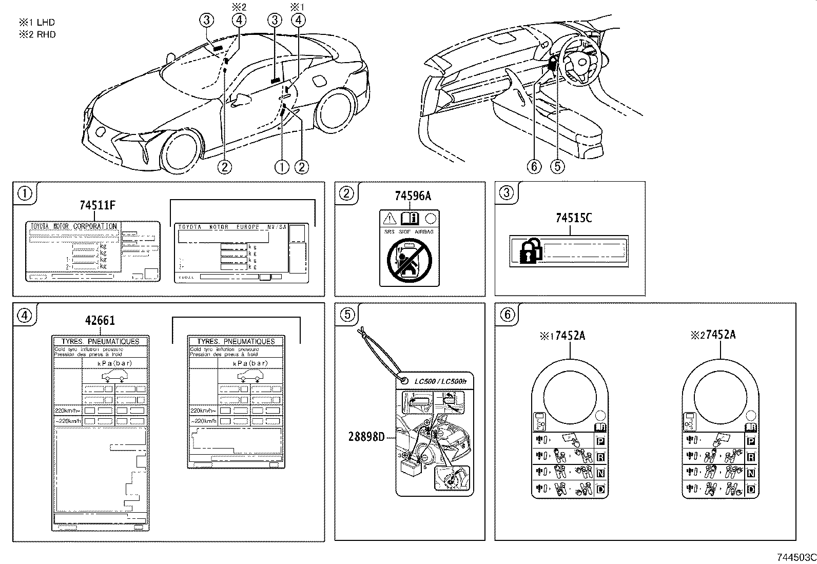 28898-38010 LABEL, BATTERY INFORMATION product image