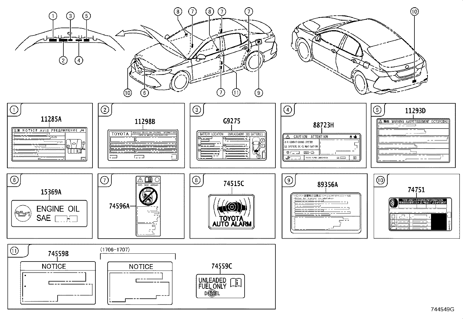 Toyota 16793-0P040 Genuine Toyota Part