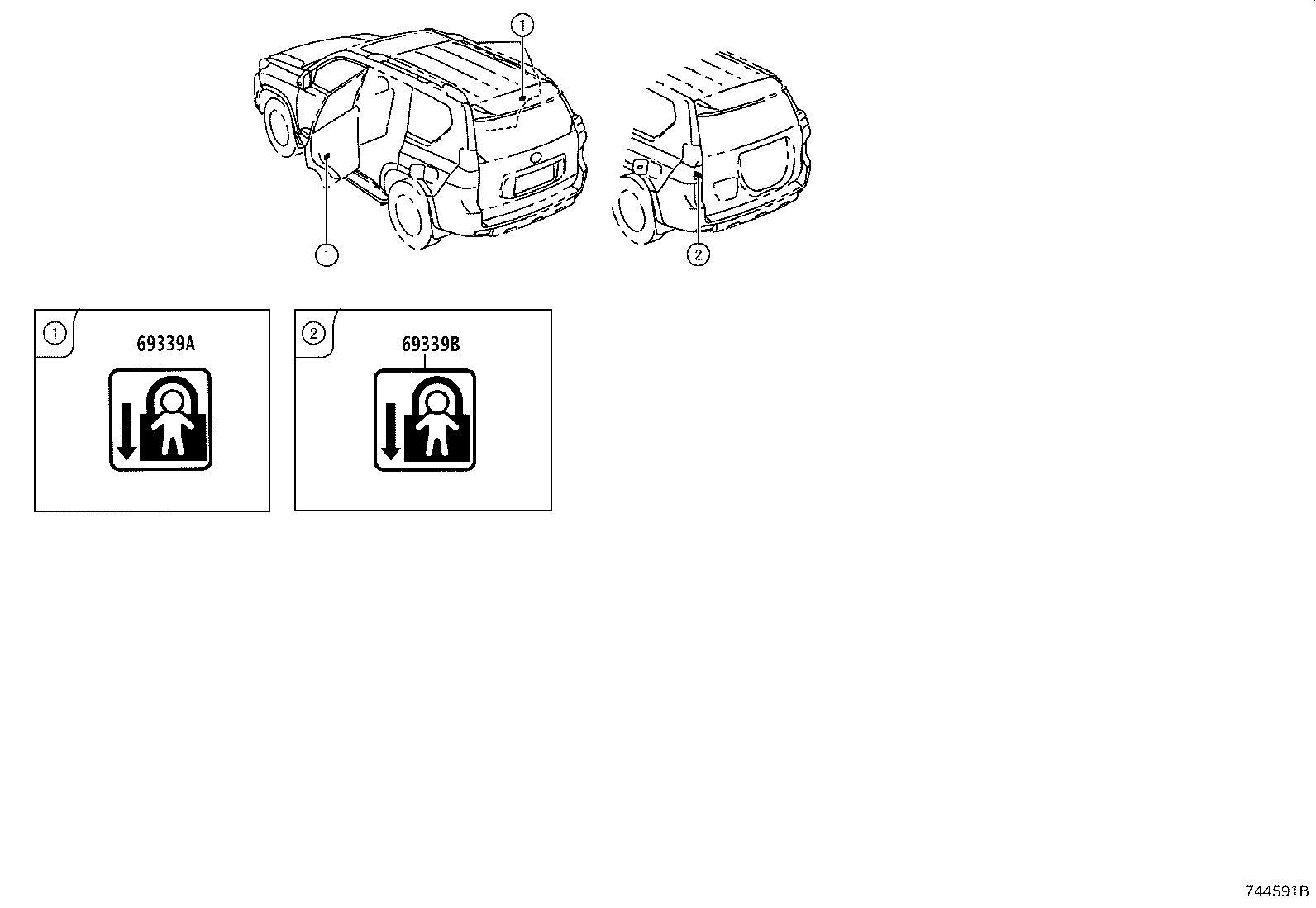 42661-60G90 LABEL, TIRE PRESSURE INFORMATION product image