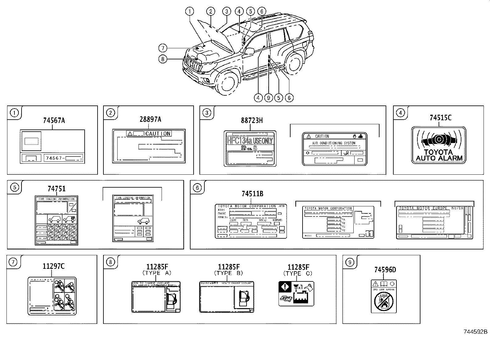 36369-60700 LABEL, TRANSFER INFORMATION product image