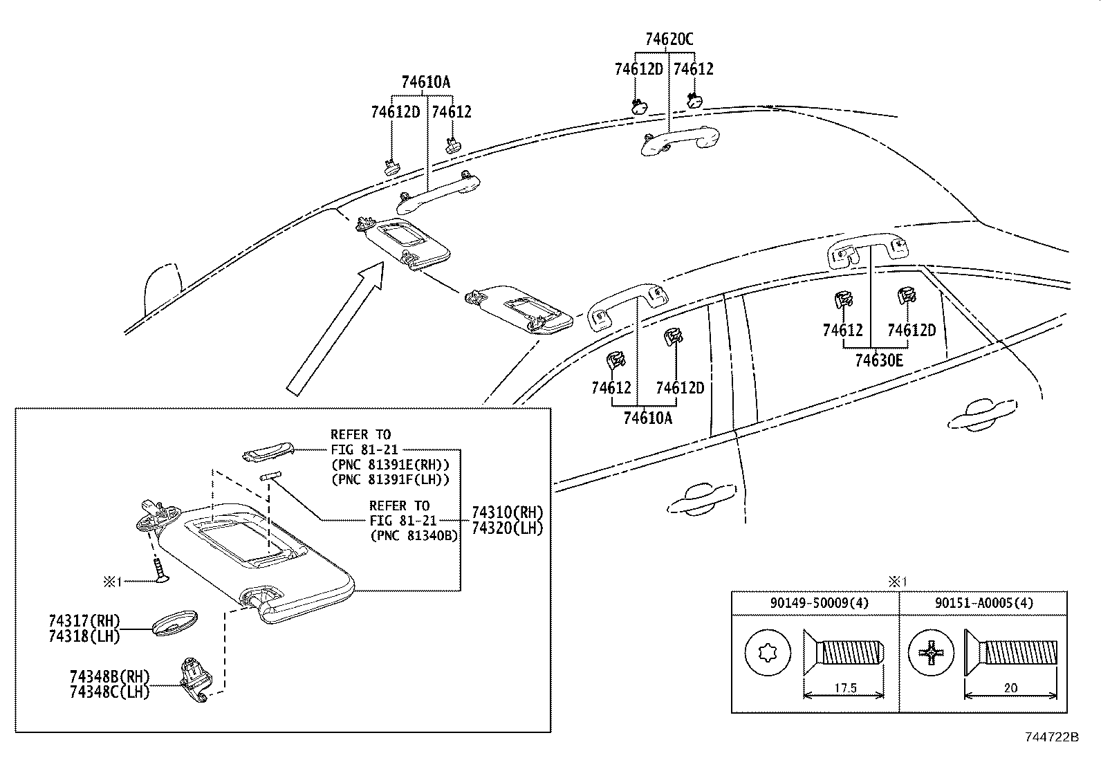 Toyota 74260-07010-E3 ARMREST ASSY, REAR, LH