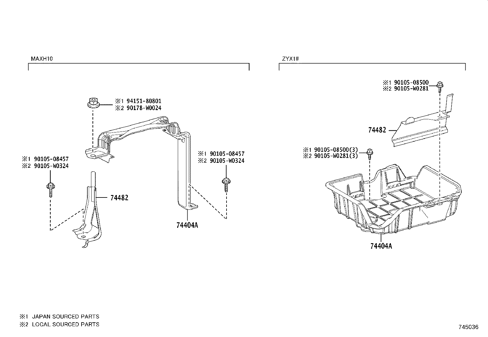74405-F4010 CLAMP, BATTERY, NO.2 product image