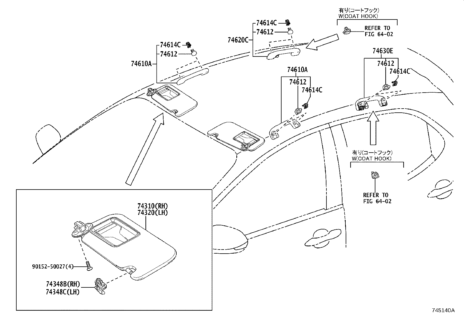 74232-K0010-C0 PANEL, FRONT ARMREST BASE, UPPER LH product image
