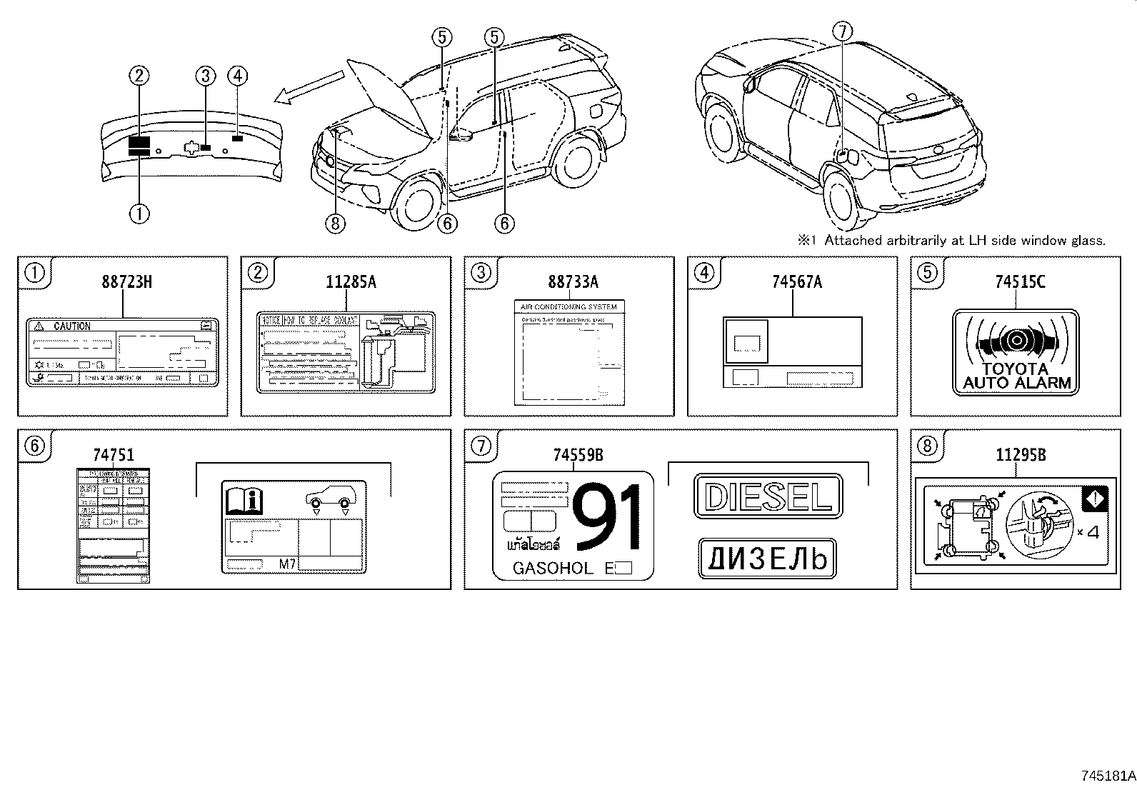 11285-0E010 LABEL, COOLANT SYSTEM NOTICE product image