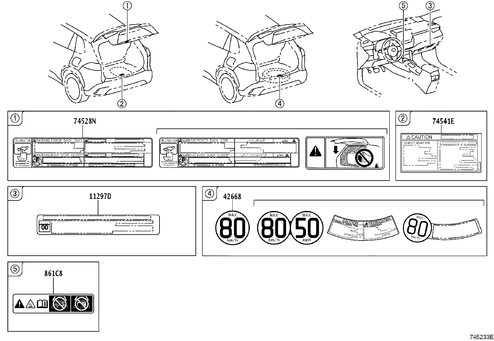 11293-0T010 LABEL, ENGINE CAUTION product image