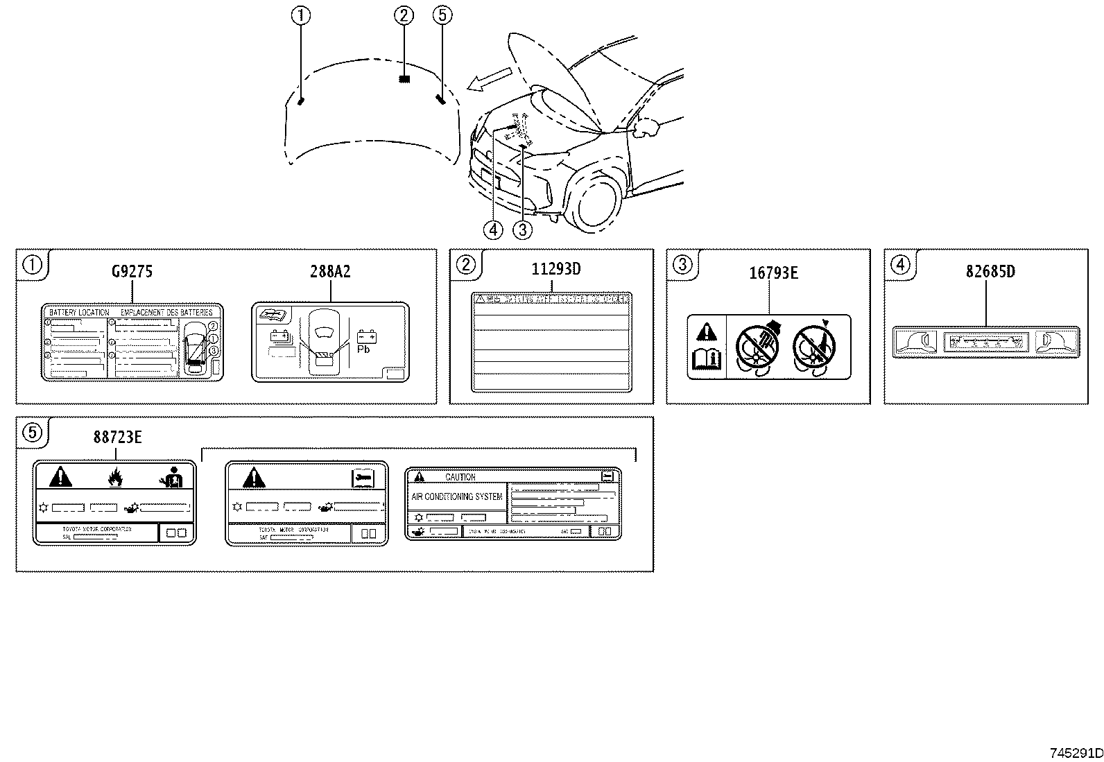 74528-78010 LABEL, BACK DOOR CAUTION product image