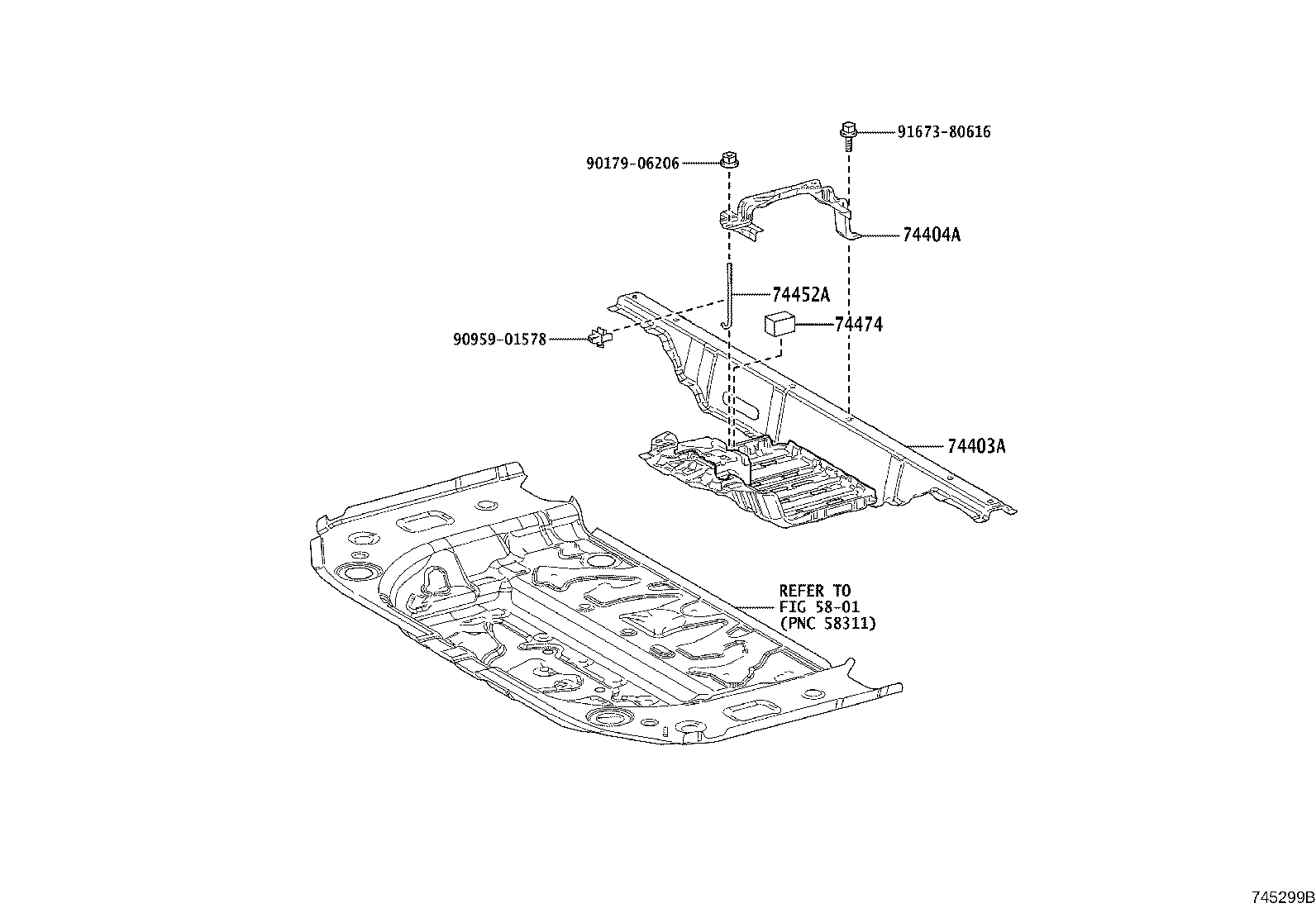 58218-52050 SPACER, BATTERY, NO.1 product image
