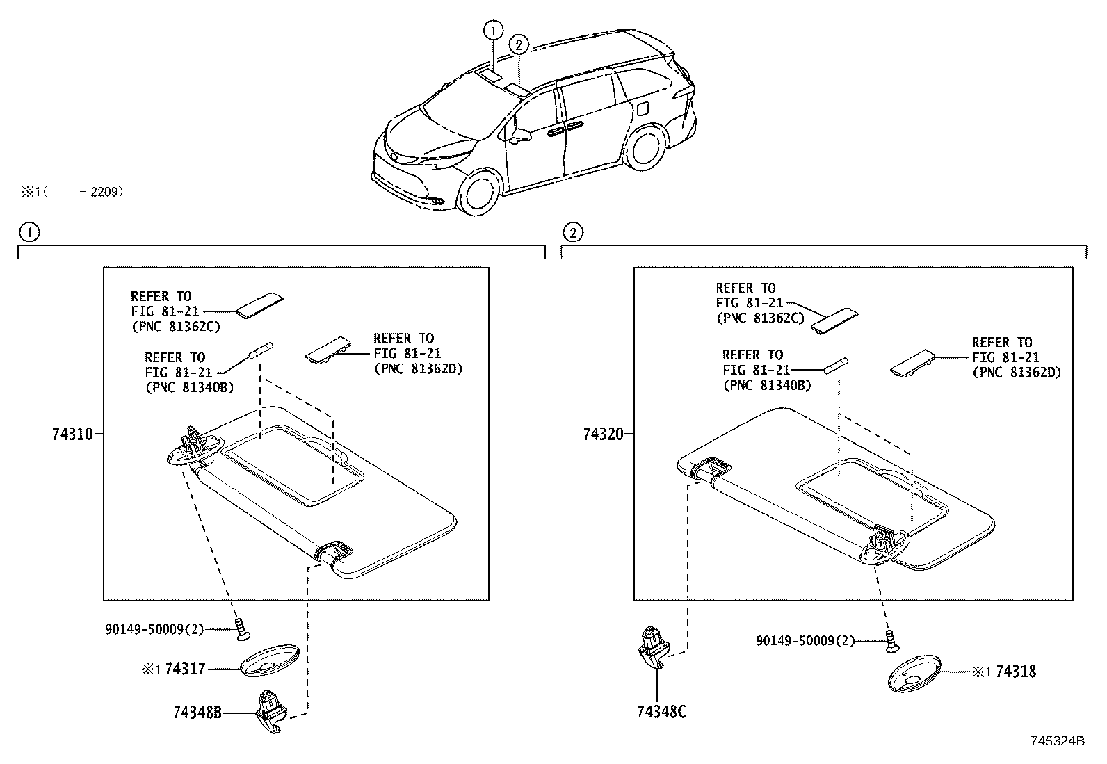 Thumbnail 2 for 74617-08030-B2