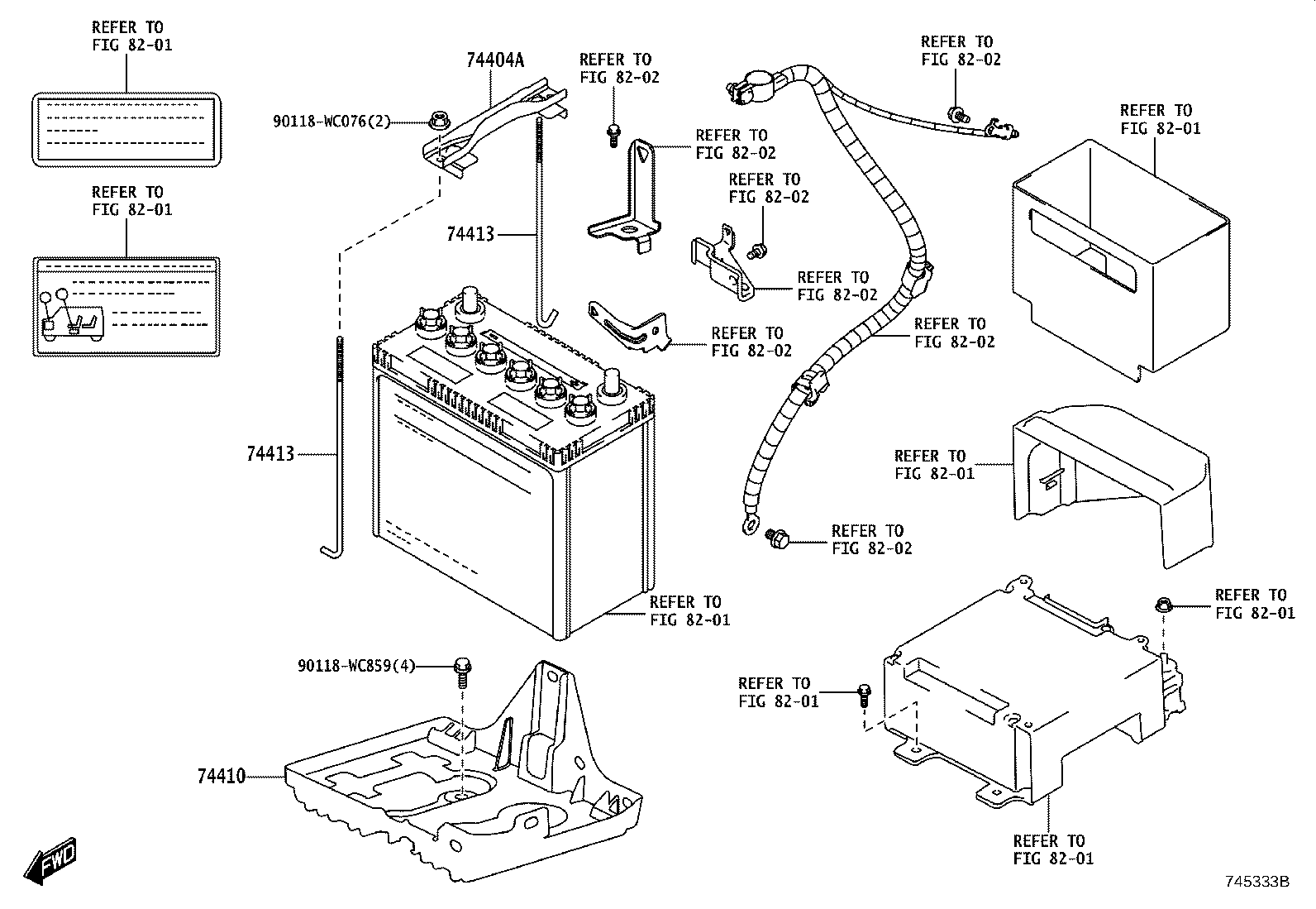 74410-WC002 CARRIER ASSY, BATTERY product image