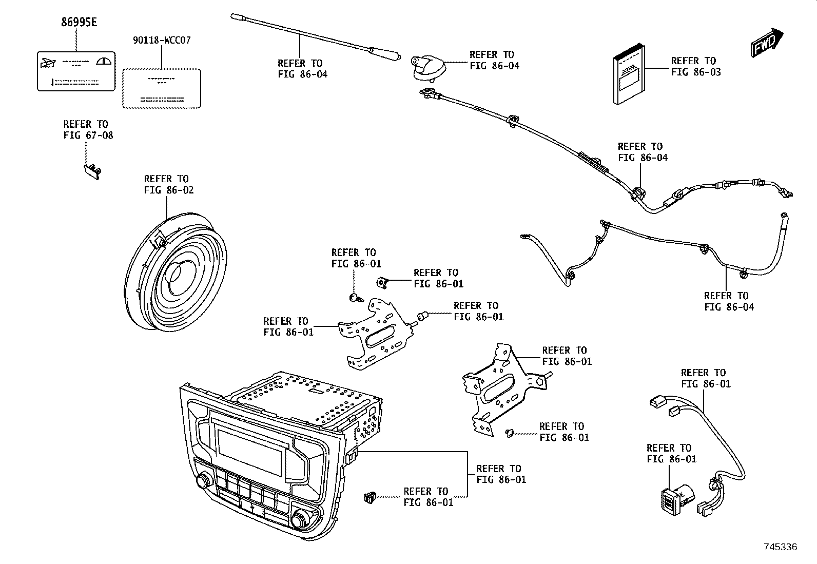85539-WC002 LABEL, POWER OUTLET NOTICE product image