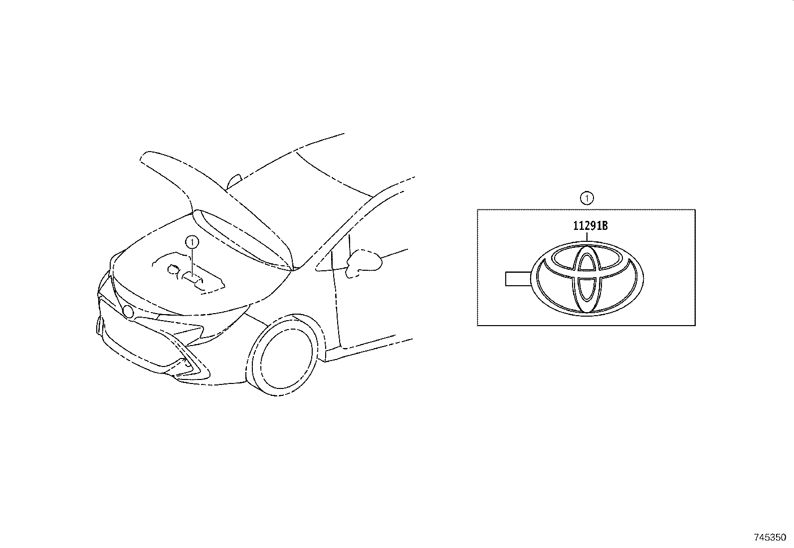11296-37100 LABEL, ENGINE SERVICE INFORMATION product image