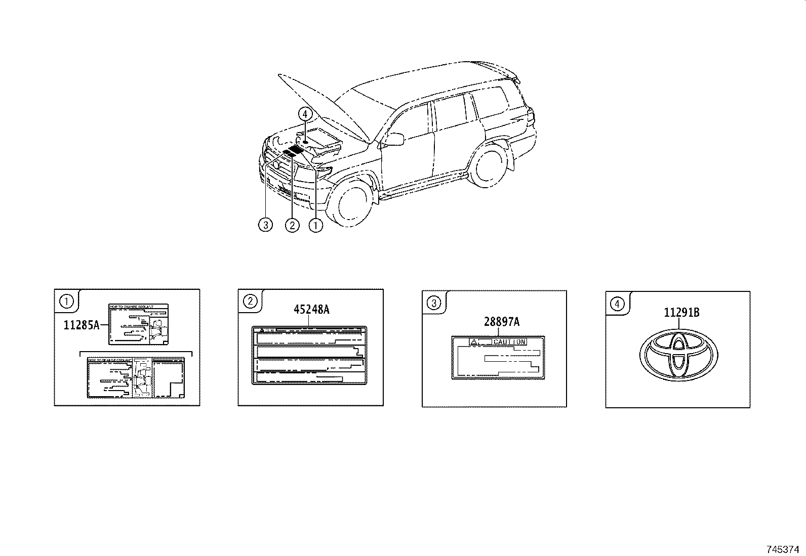 36369-60740 LABEL, TRANSFER INFORMATION product image