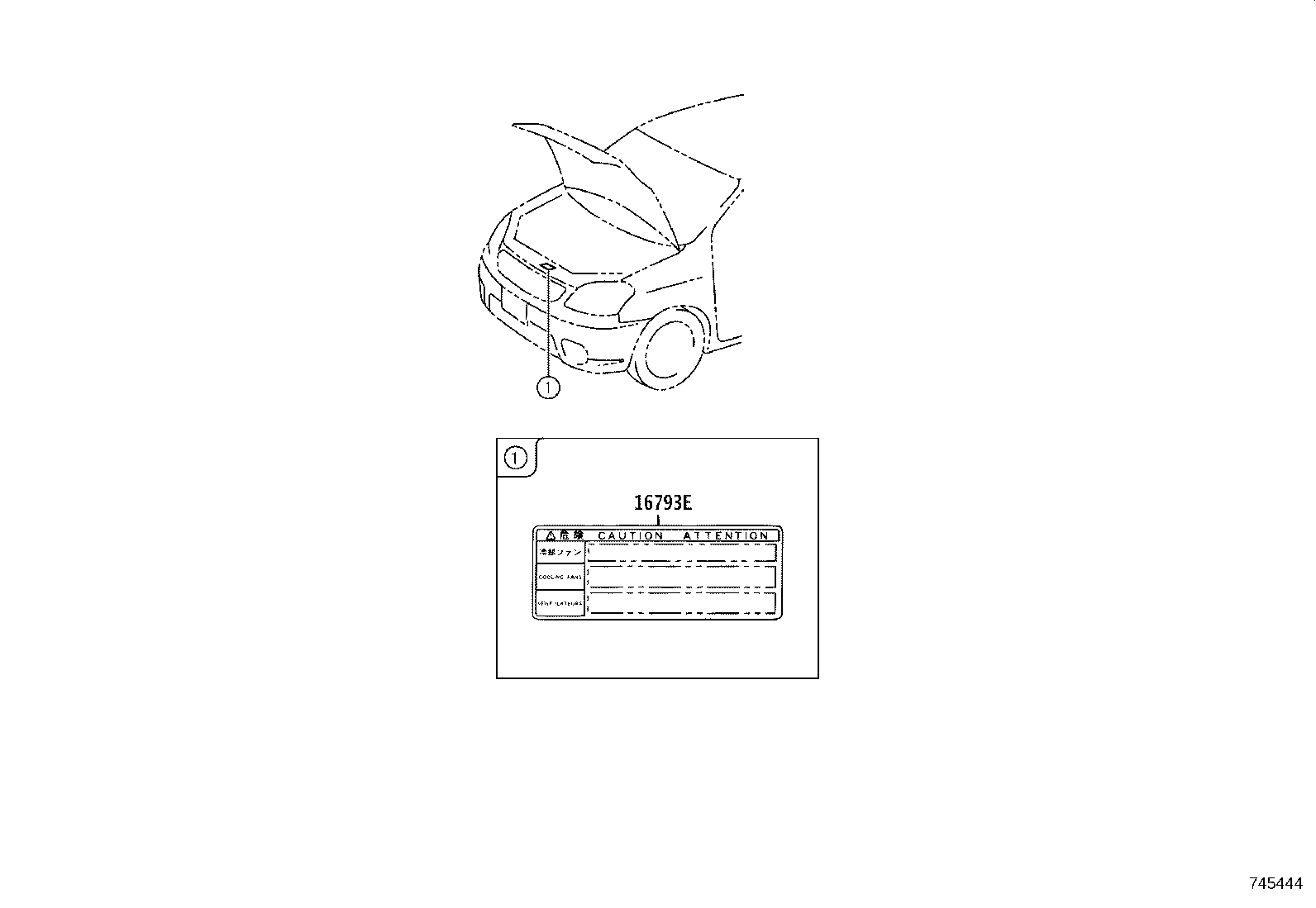 42661-46030 LABEL, TIRE PRESSURE INFORMATION product image