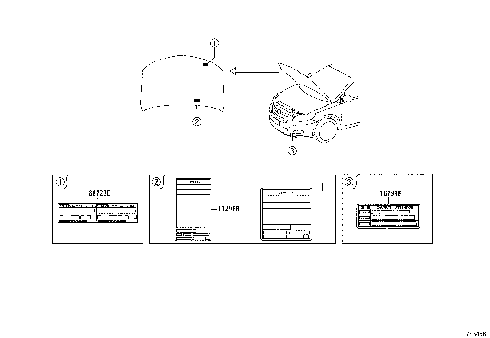 11298-28700 LABEL, EMISSION CONTROL INFORMATION product image