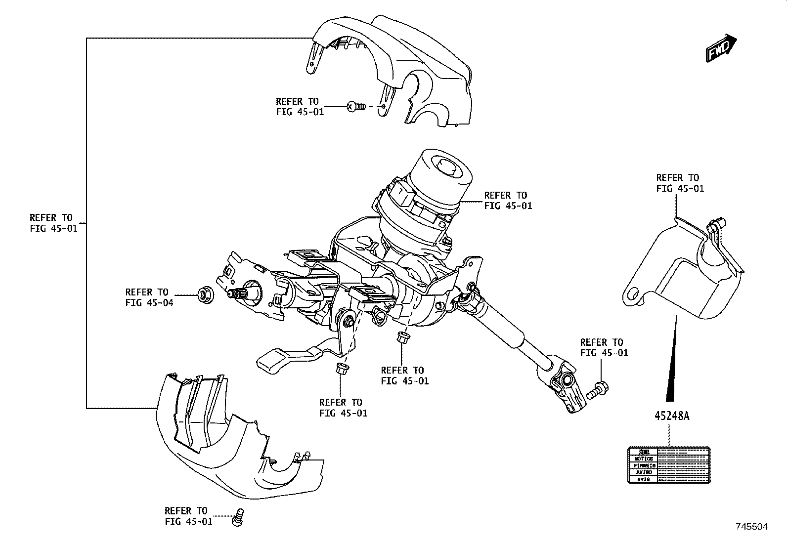 42661-WC004 LABEL, TIRE PRESSURE INFORMATION product image