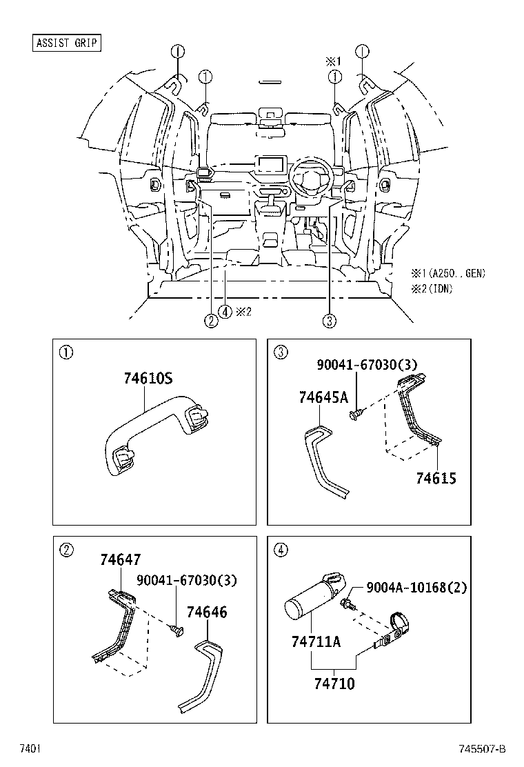 Thumbnail 3 for 74348-BZ080-B0