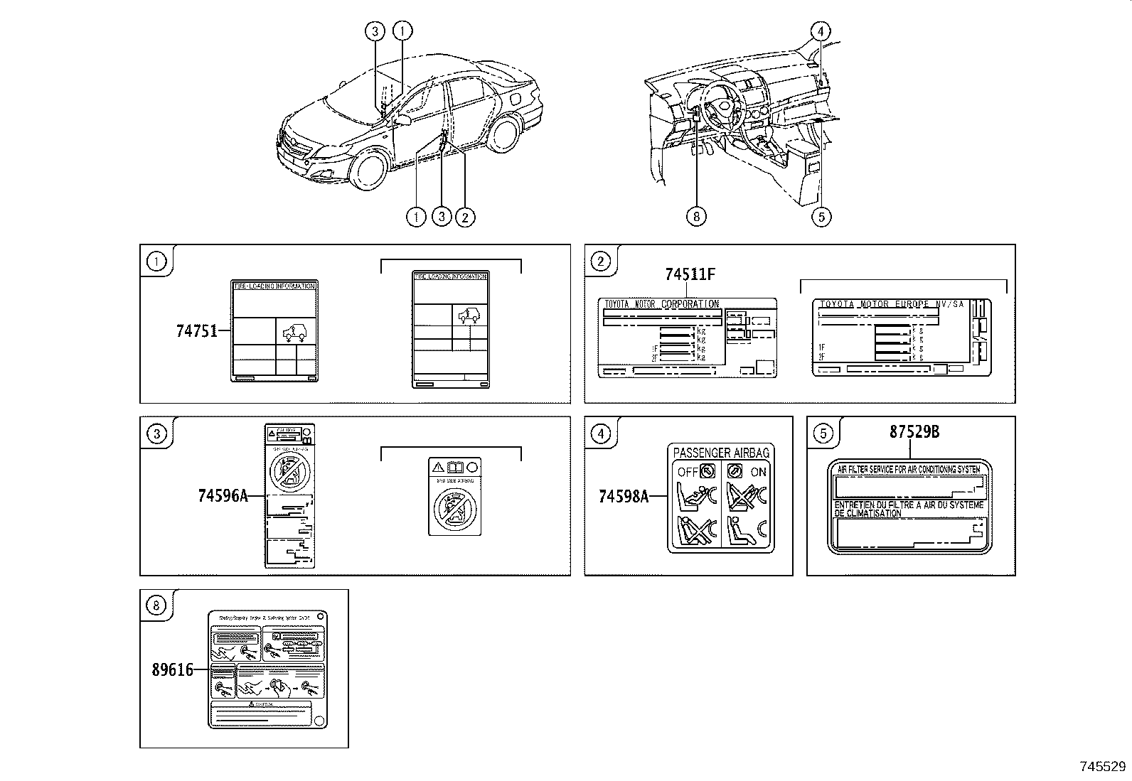 11285-26010 LABEL, COOLANT SYSTEM NOTICE product image