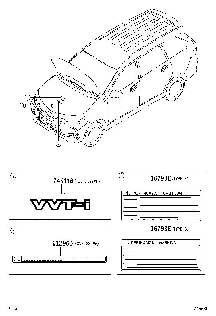 11298-BZ080 LABEL, EMISSION CONTROL INFORMATION product image