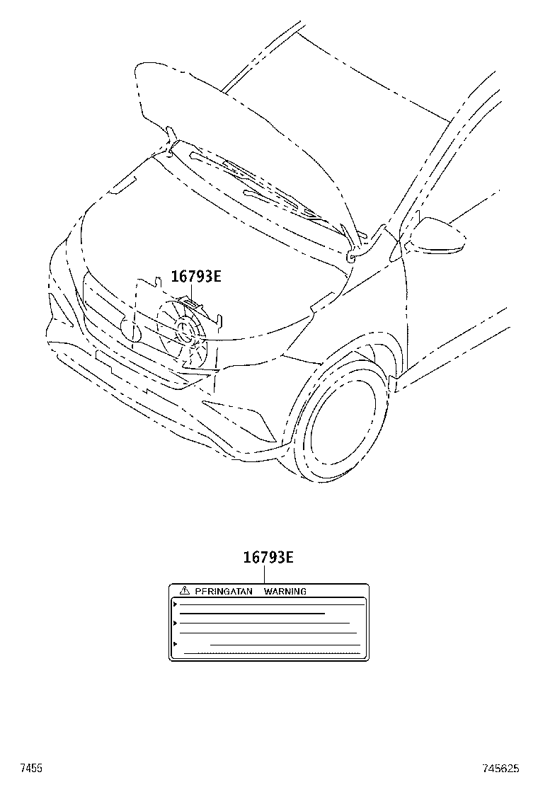 31191-BZ020 LABEL, CLUTCH INFORMATION product image