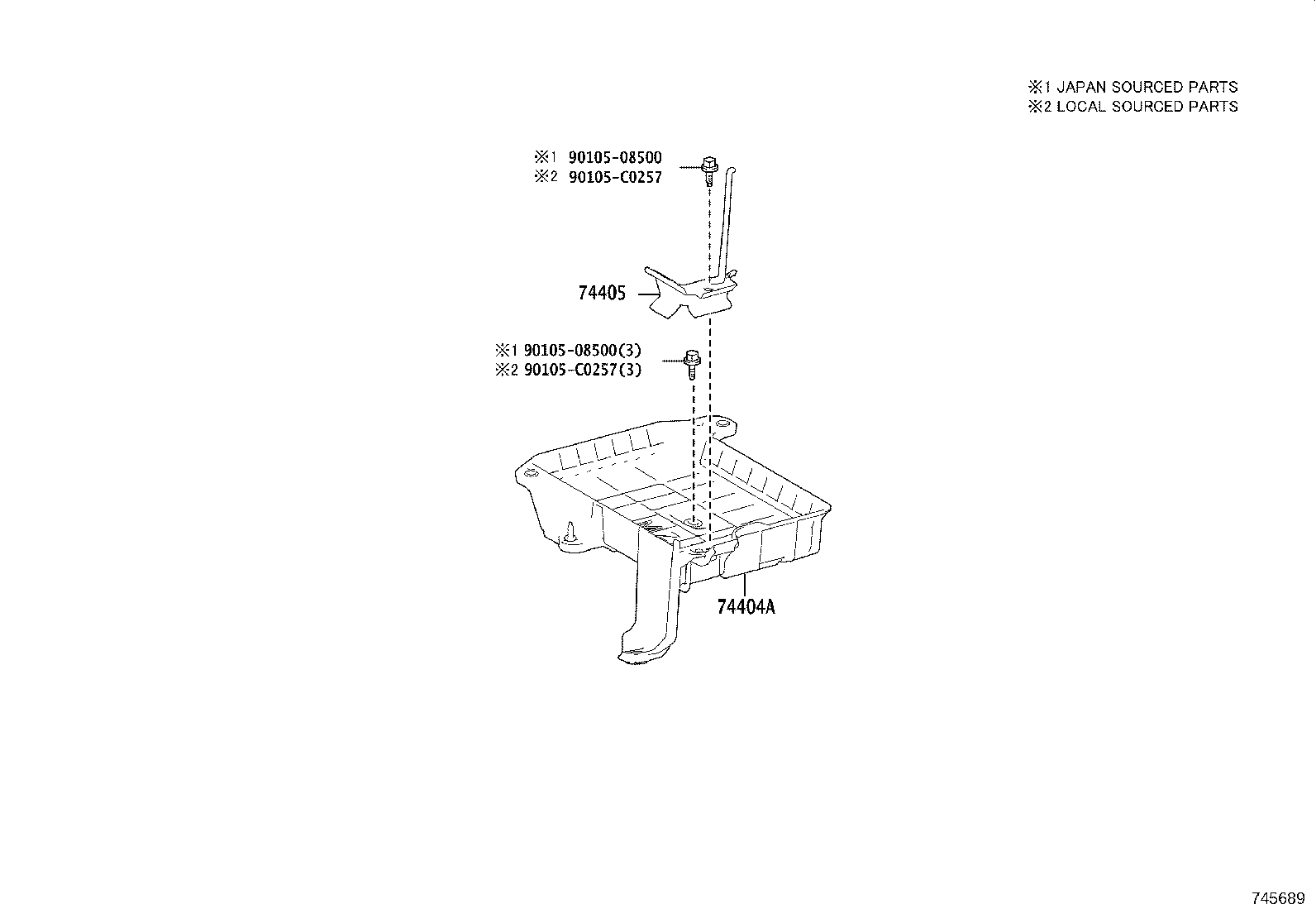 58397-02030 COVER SUB-ASSY,BATTERY product image