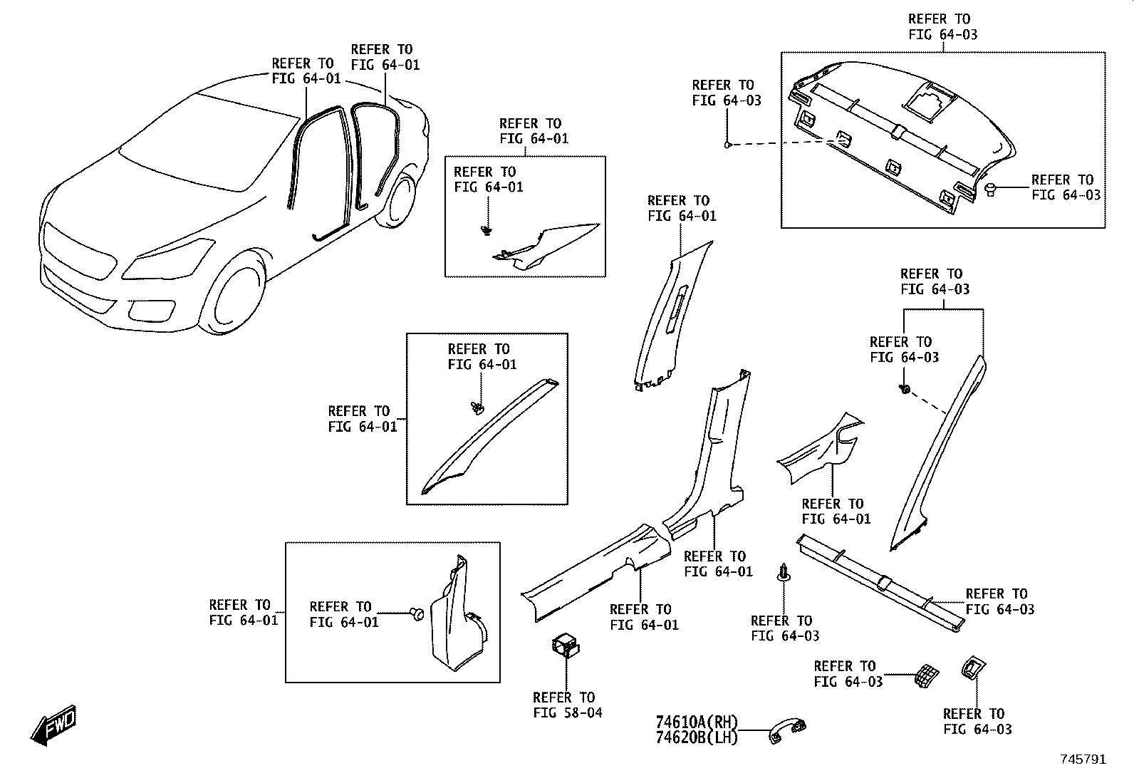 74348-WC004 HOLDER, VISOR product image
