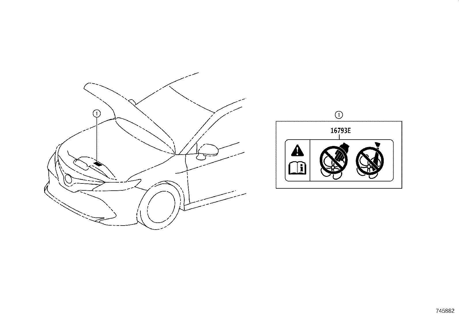42661-06C20 LABEL, TIRE PRESSURE INFORMATION product image
