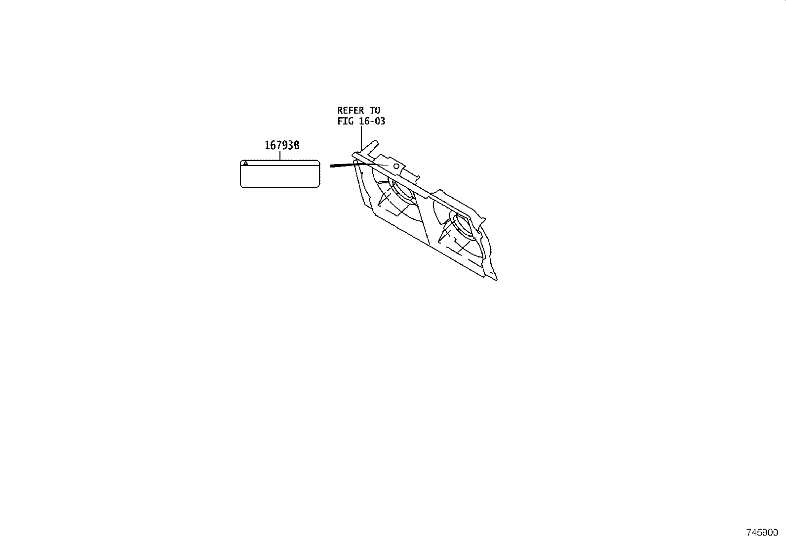 74513-18010 LABEL, IDENTIFICATION NUMBER INFORMATION product image