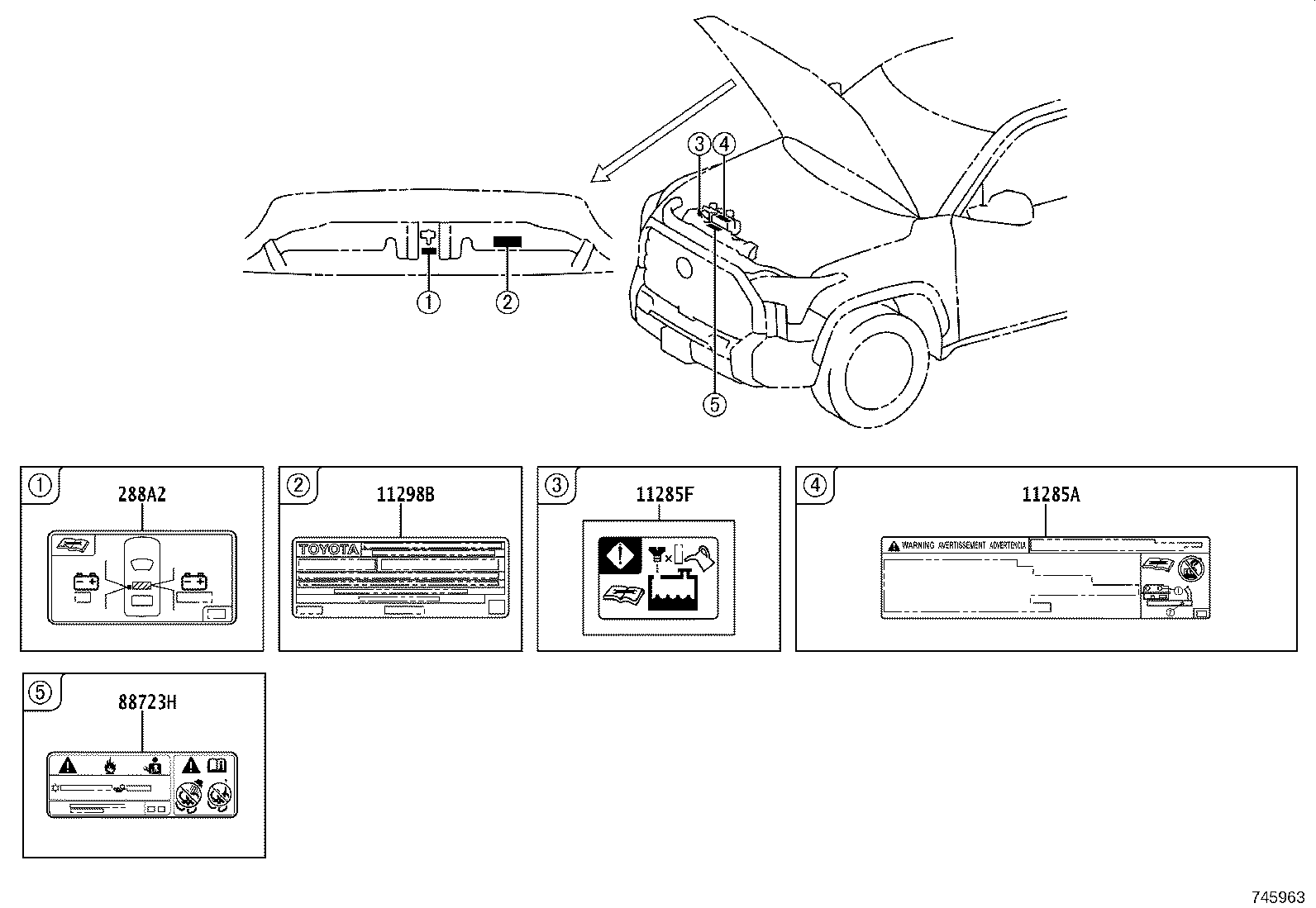 11298-F4012 LABEL, EMISSION CONTROL INFORMATION product image