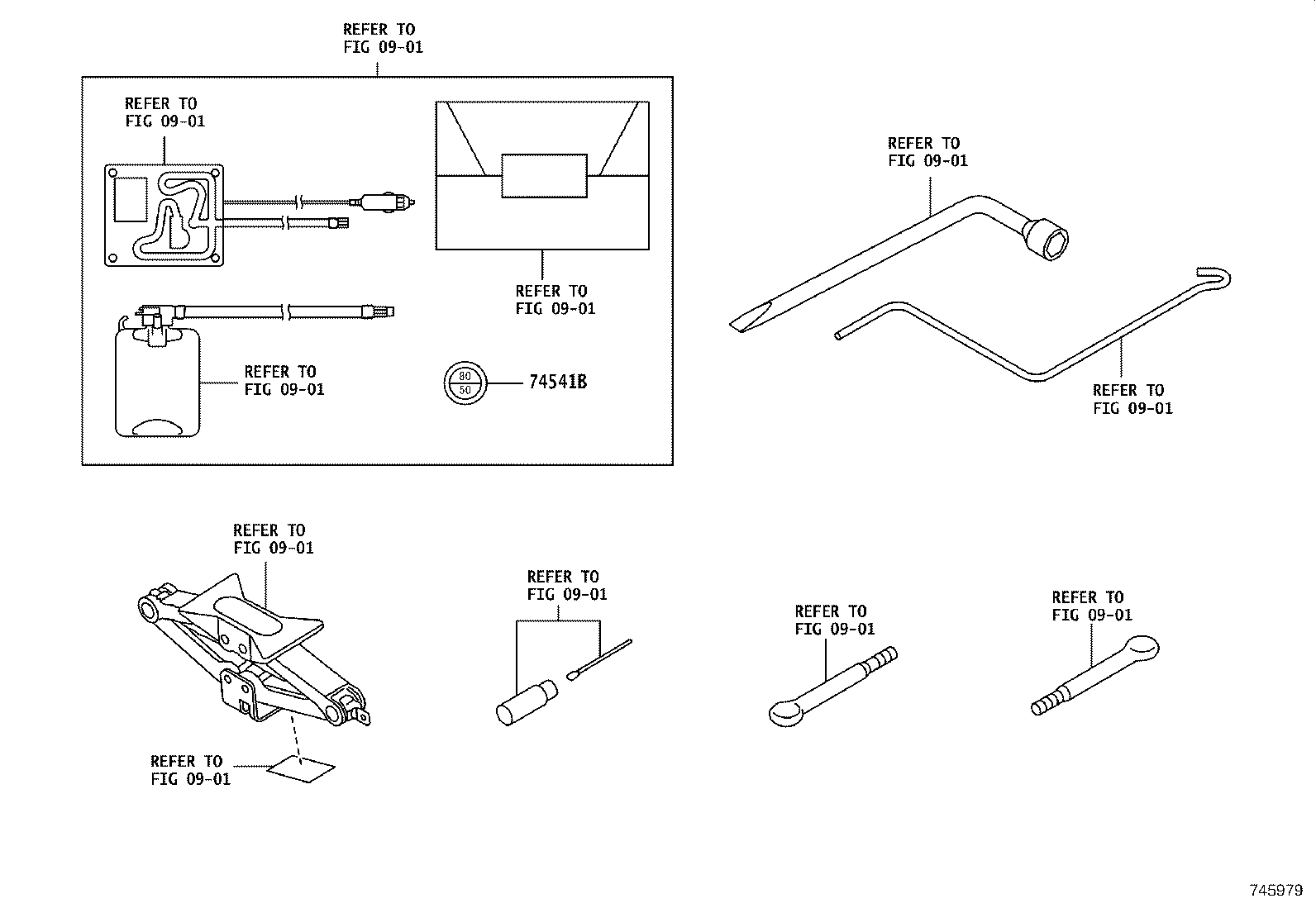 SU003-08587 LABEL, TIRE PRESSURE INFORMATION product image