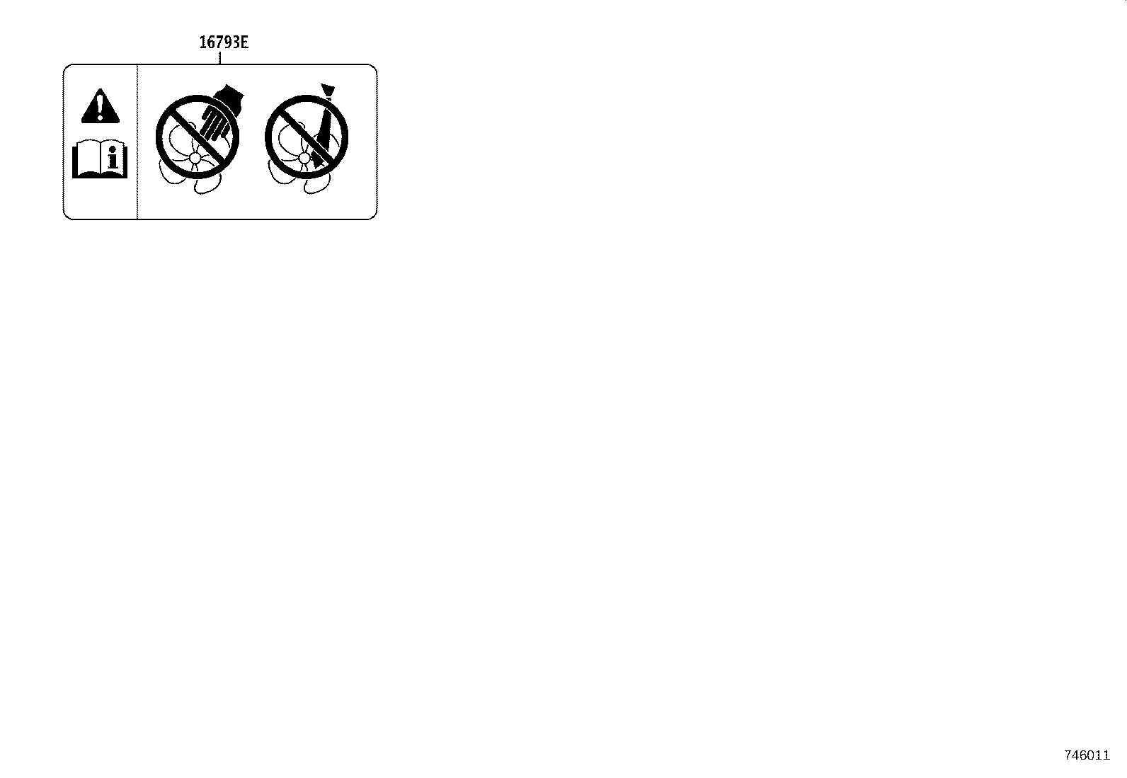 11285-F0010 LABEL, COOLANT SYSTEM NOTICE product image
