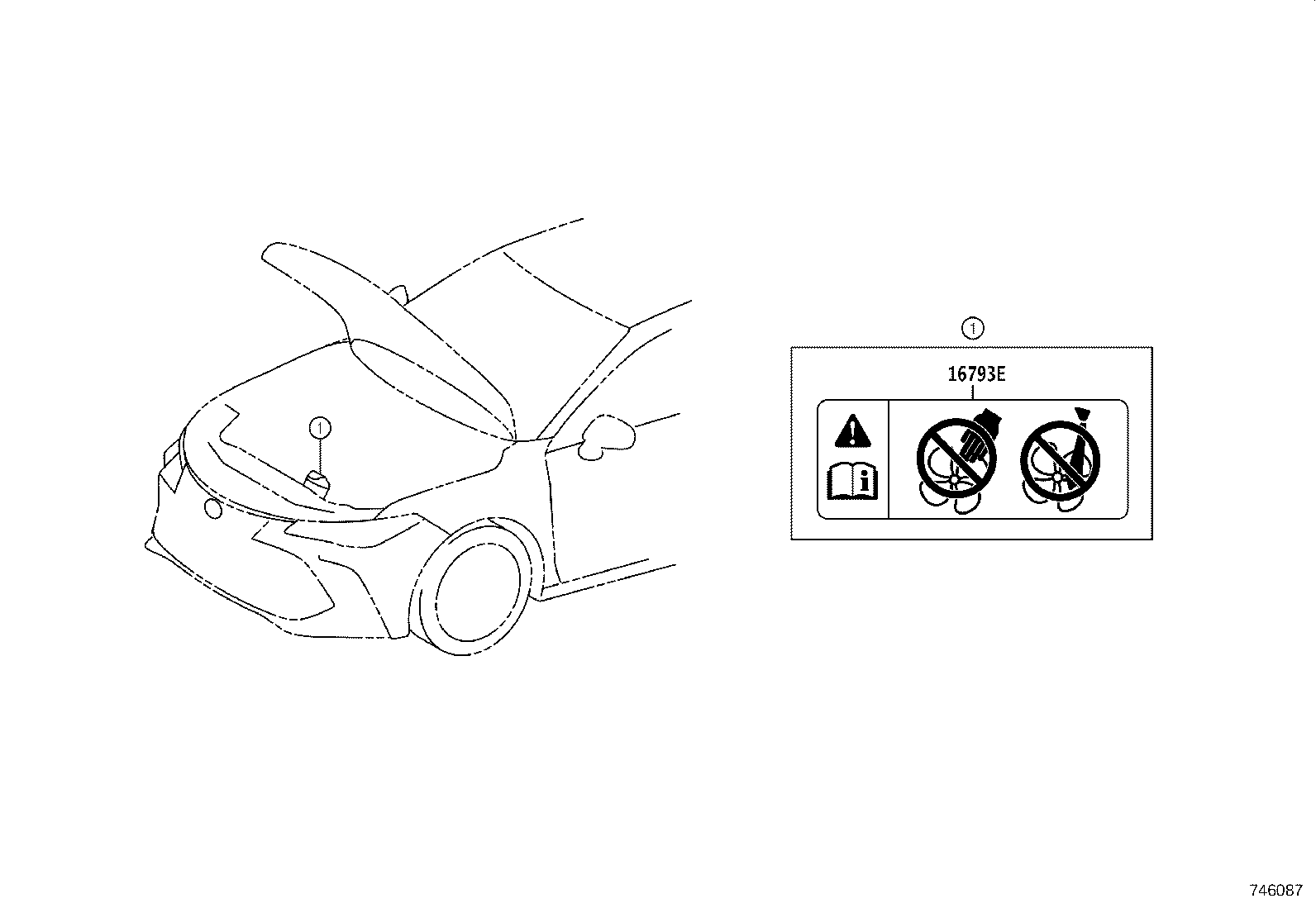 42661-07201 LABEL, TIRE PRESSURE INFORMATION product image